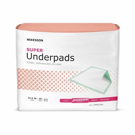 Mckesson Disposable Underpad 23 X 36 Inch Fluff / Polymer Moderate Absorbency, 150PK UPMD2336